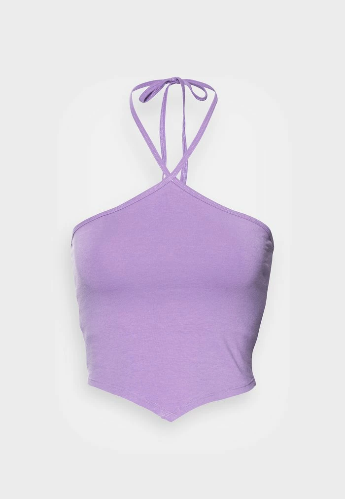 Deals ❤️ Hollister Co. BARE POINT HALTER - Top - Chalk Violet 🤩 - Image 4