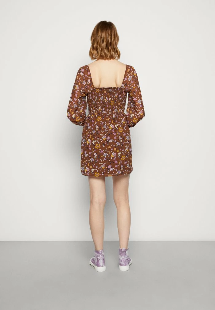 Discount ๐ฏ Hollister Co. SHORT ๐ DRESS - Day ๐ DRESS - Brown/multi-coloured โค๏ธ - Image 3