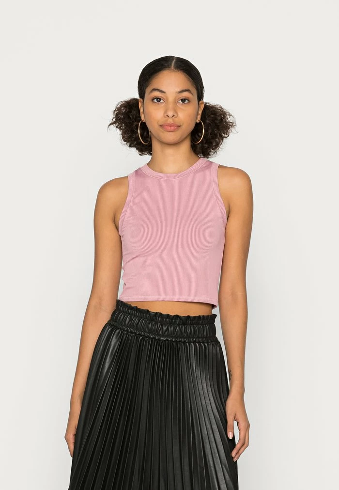 New 😀 Hollister Co. SEAMLESS HIGH NECK - Top - Lilas 🔥