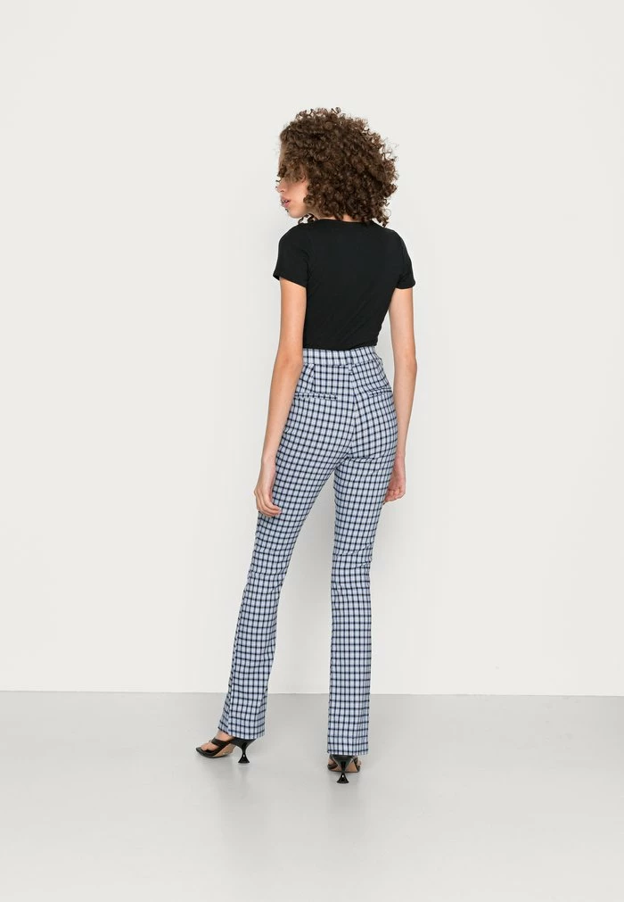 Budget ๐ Hollister Co. SPRING PLAID SUPERSKINNY - Trousers - Blue Plaid ๐ - Image 3