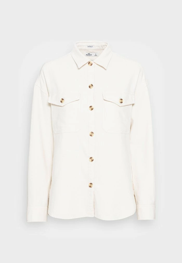 Cheapest ๐ Hollister Co. Button-down Blouse - Cream โค๏ธ - Image 4