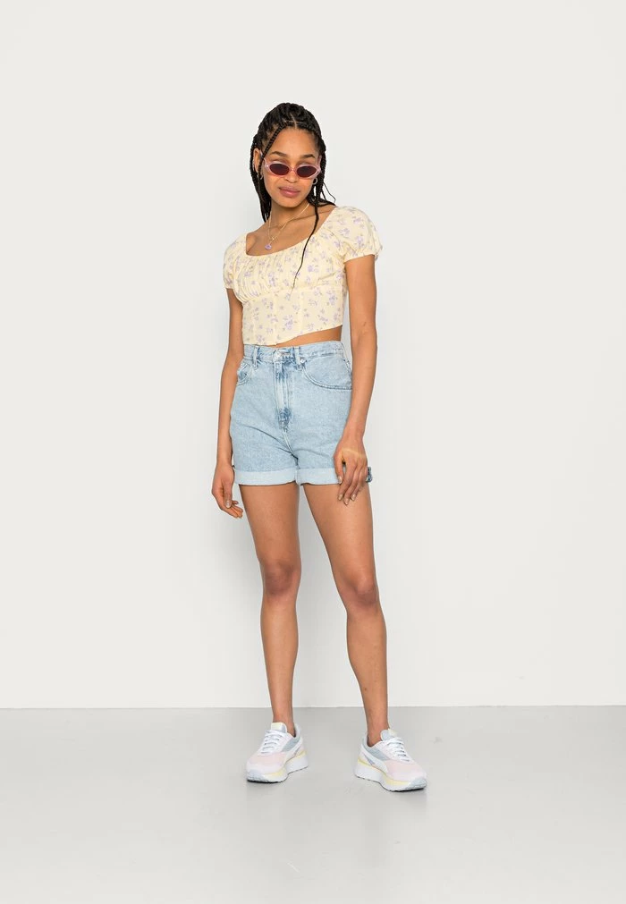 Best reviews of ???? Hollister Co. CORSET - Blouse - Yellow/purple ???? 4 Best reviews of ???? Hollister Co. CORSET - Blouse - Yellow/purple ???? - Image 2