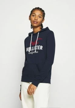 Best deal 🤩 Hollister Co. TERRY TECH CORE - Hoodie - Navy ✨