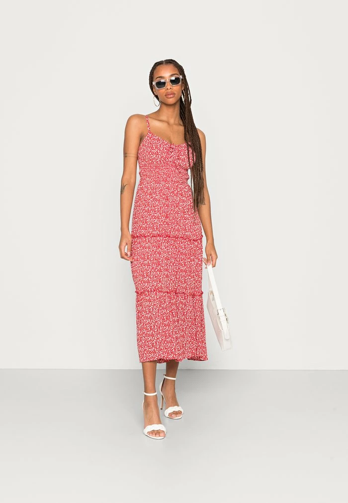 Outlet ❤️ Hollister Co. BARE MIDI - Day 👗 Dress - Red 👍 - Image 2