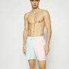 Buy 🔥 Hollister Co. BLOCKING GUARD - Swimming Shorts - Pink Turqoise Splice 💯