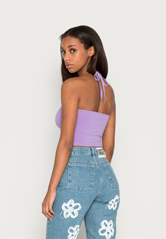 Deals ❤️ Hollister Co. BARE POINT HALTER - Top - Chalk Violet 🤩 - Image 3