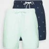 Best Sale 😀 Hollister Co. GUARD 2 PACK - Swimming Shorts - Mint/navy ✔️