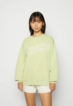 Cheapest ⭐ Hollister Co. OVERSIZED CREW RETRO MUSHROOM - Sweatshirt - Nile 🎉