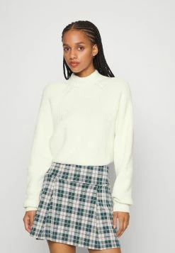 Top 10 ๐คฉ Hollister Co. TEXTURE MOCK - Jumper - Cloud Dancer ๐