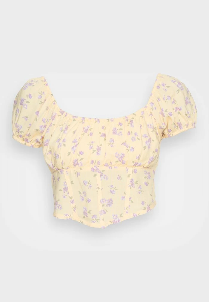 Best reviews of ???? Hollister Co. CORSET - Blouse - Yellow/purple ???? 6 Best reviews of ???? Hollister Co. CORSET - Blouse - Yellow/purple ???? - Image 4