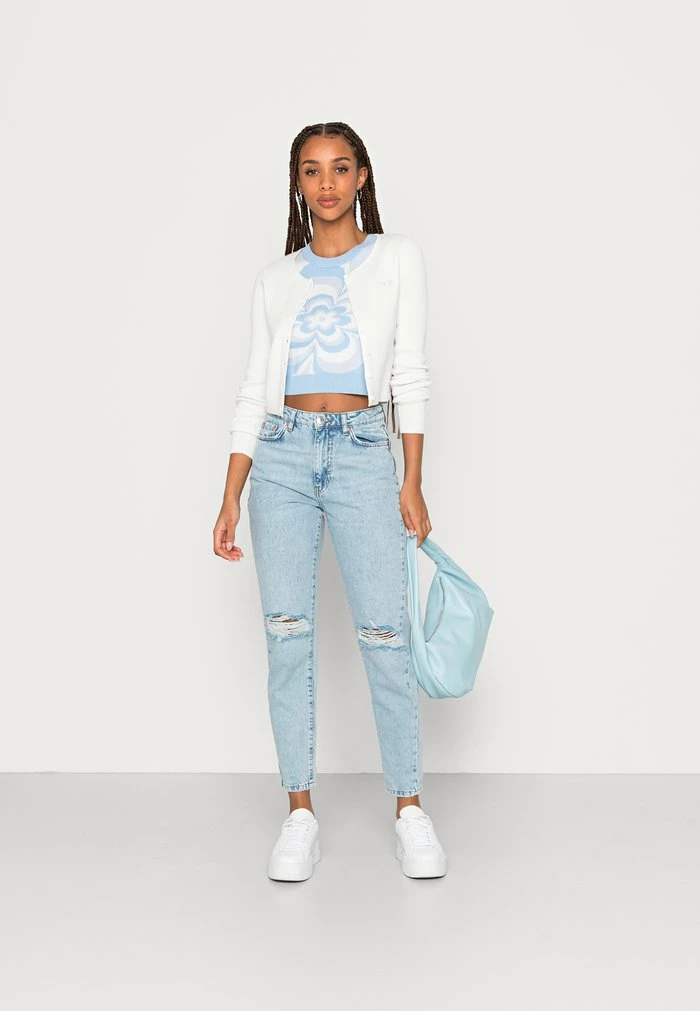 Promo ๐ฅ Hollister Co. ICON CROP CARDIGAN SOLIDS - Cardigan - White ๐ - Image 2