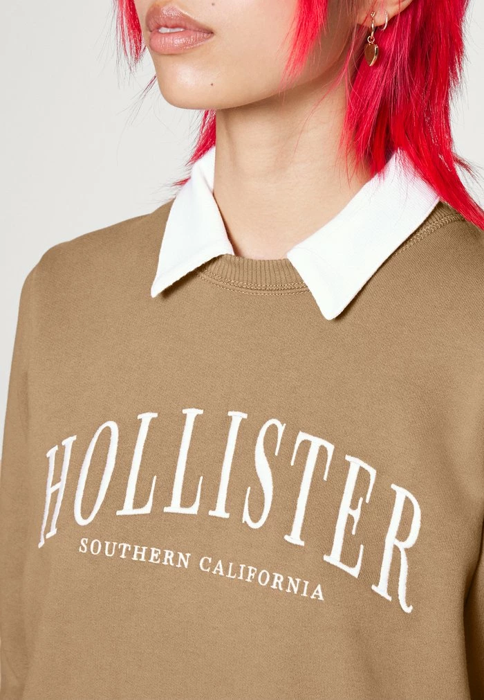 Coupon ๐ Hollister Co. SECONDARY TECH CORE - Sweatshirt - Brown โ - Image 5