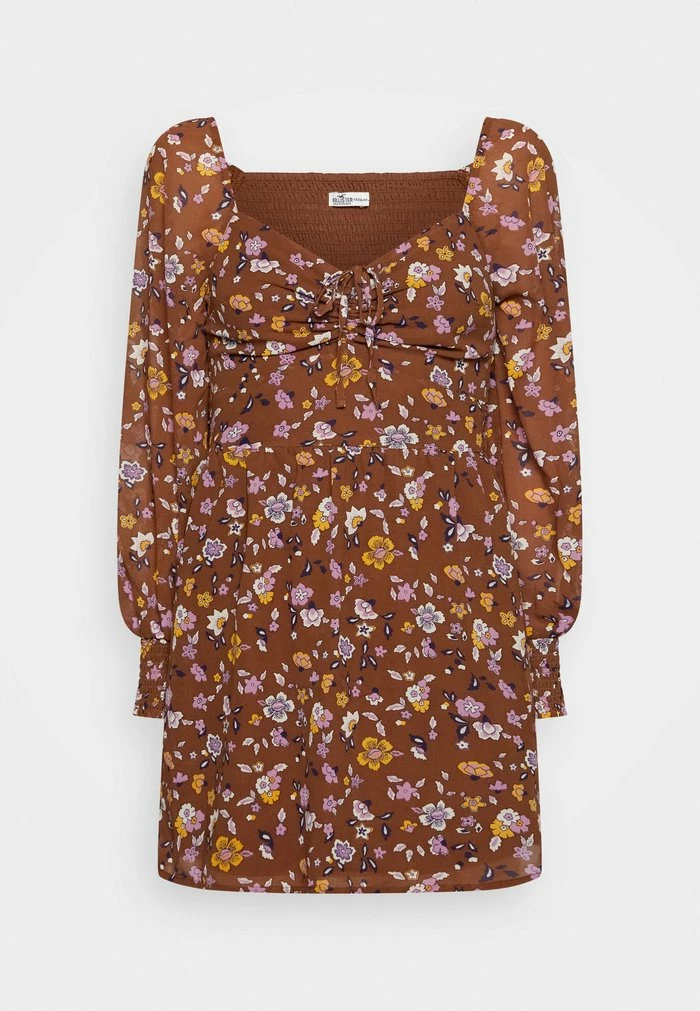 Discount ๐ฏ Hollister Co. SHORT ๐ DRESS - Day ๐ DRESS - Brown/multi-coloured โค๏ธ - Image 5