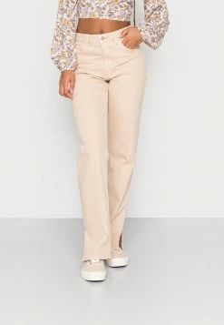 Outlet ๐ฅ Hollister Co. UHR PINK SIDE SLIT 90S VINT - Relaxed Fit ๐ Jeans - Off White ๐