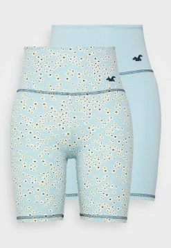 Deals ๐งจ Hollister Co. BIKER FLOWER PRINT 2 PACK - Shorts - Blue โจ