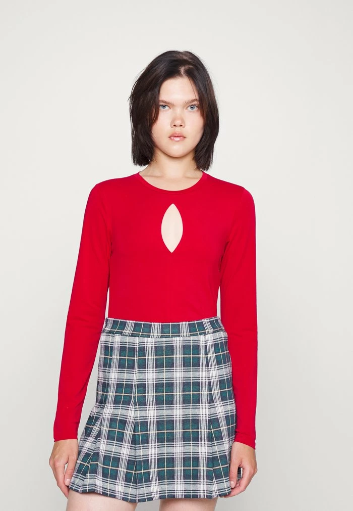 Brand new ๐ Hollister Co. CUTOUTS 2PACK - Long Sleeved Top - Black/jester Red ๐ - Image 4