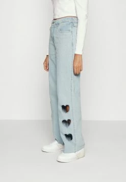 Best reviews of ๐ฏ Hollister Co. RIGID BAGGY - Trousers - Blue ๐