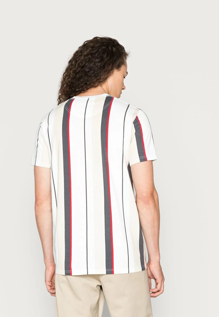 New โค๏ธ Hollister Co. STORE STRIPES CREW - Print T-shirt - White ๐ - Image 3