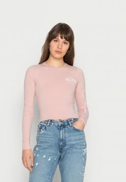 Top 10 ⌛ Hollister Co. HERITAGE BABY - Long Sleeved Top - Pink ✔️