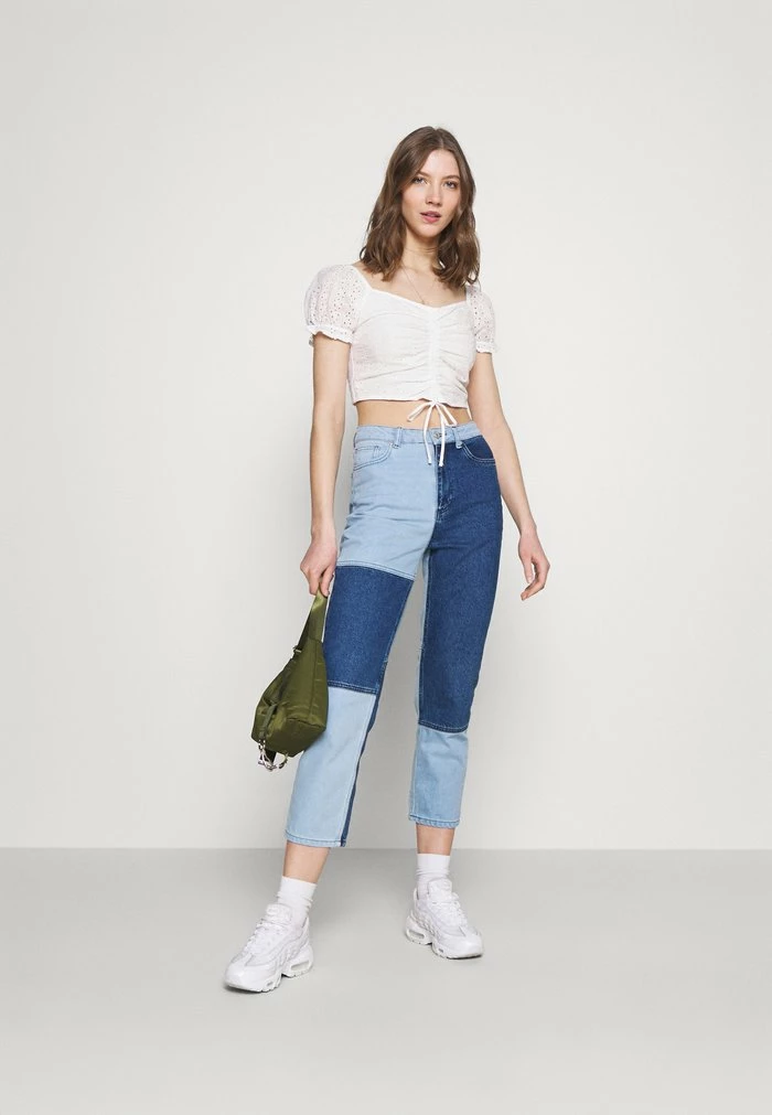 Outlet ๐งจ Hollister Co. CINCH TIE - Blouse - White Eyelet โ - Image 2