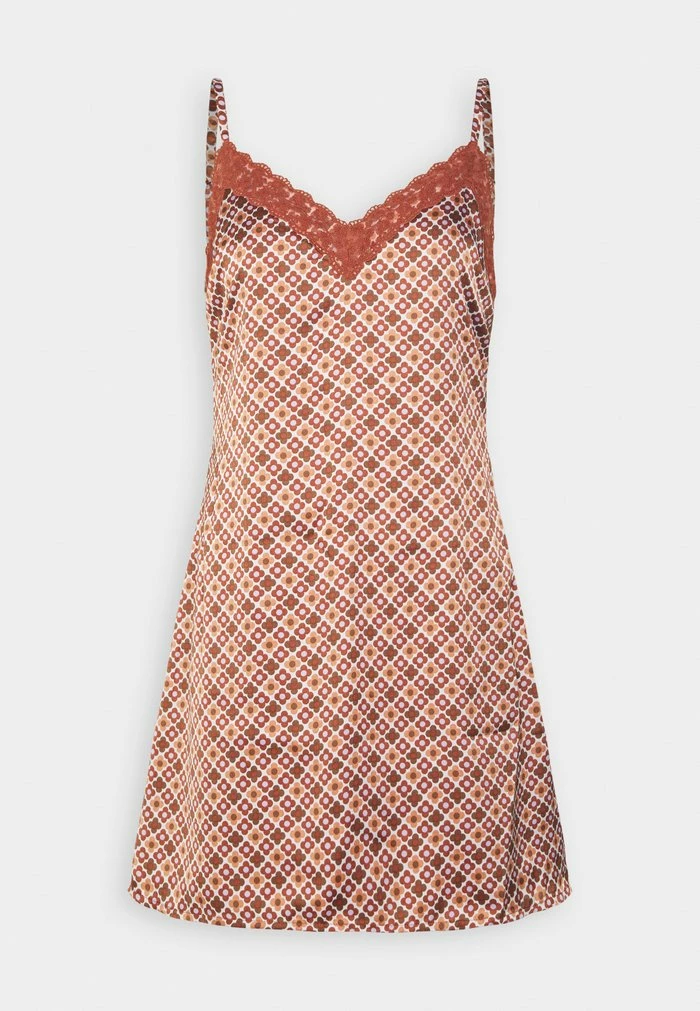Coupon ⌛ Hollister Co. EMEA BARE SLIP 👗 DRESS - Day 👗 DRESS - Brown 😉 - Image 4