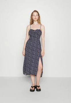 New 🛒 Hollister Co. BARE MIDI 👗 DRESS - Maxi 👗 DRESS - Navy 🌟