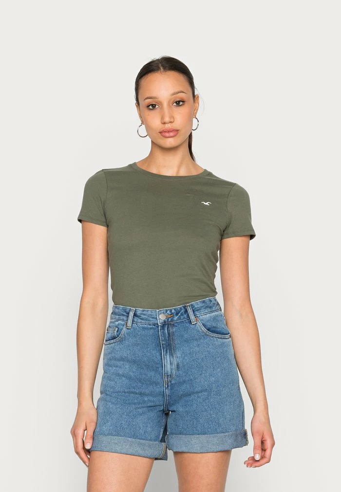 Brand new โญ Hollister Co. SLIM CREW 3 PACK - Basic T-shirt - White/grey/beetle ๐คฉ - Image 5