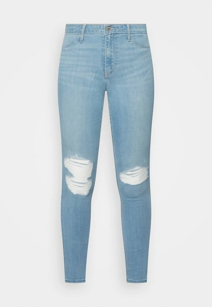 Brand new โจ Hollister Co. MED DESTROY - Jeggings - Light Blue ๐ - Image 5
