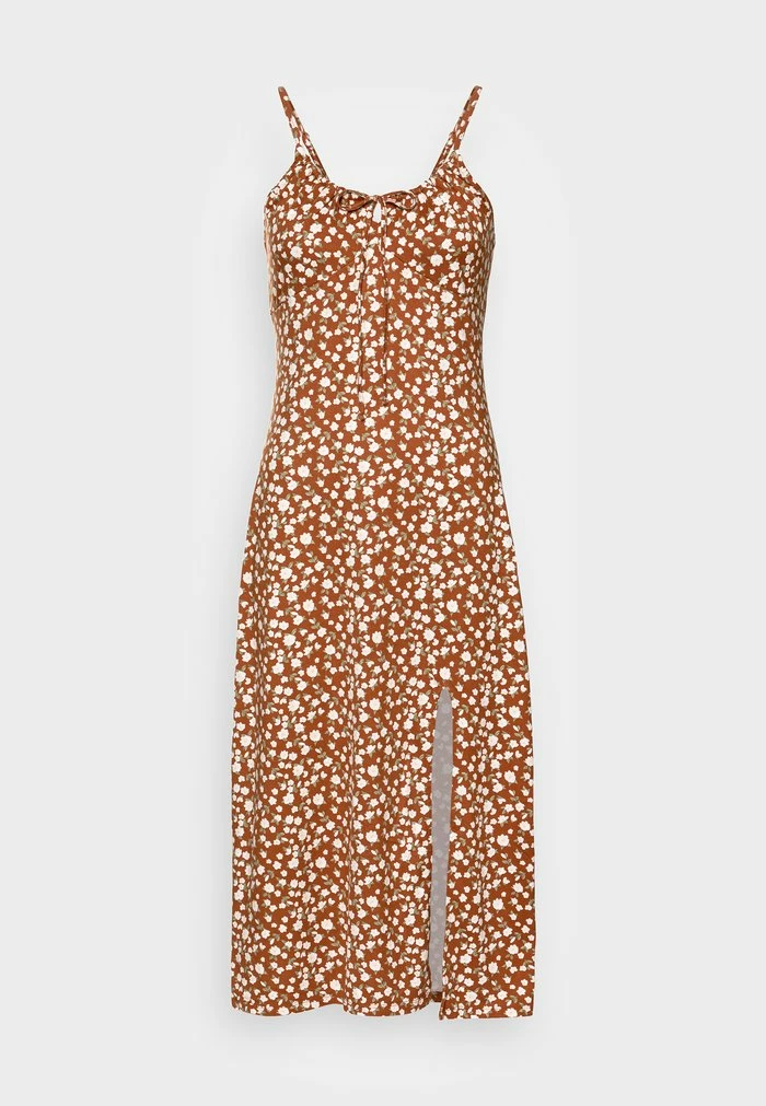 Best Sale ๐ Hollister Co. Day ๐ Dress - Brown Floral ๐คฉ - Image 4