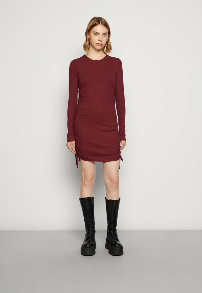 Flash Sale โ๏ธ Hollister Co. CREW SIDE CINCH ๐ DRESS - Jumper ๐ DRESS - Zinfandel โค๏ธ