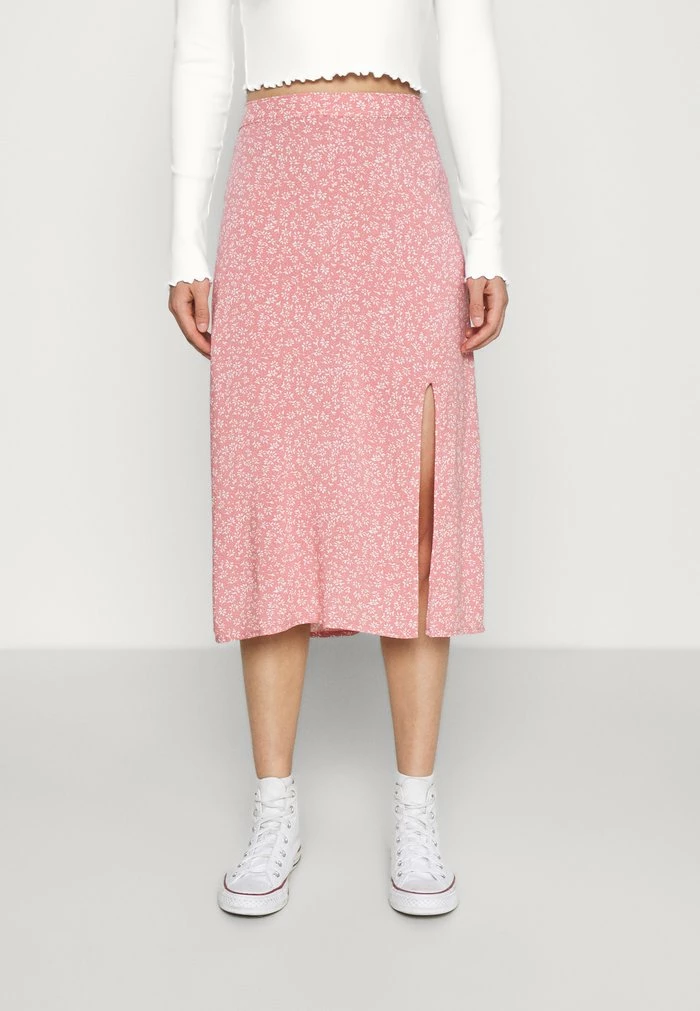 Wholesale 😉 Hollister Co. SLIP MIDI 👗 SKIRT - A-line 👗 SKIRT - Coral 🌟