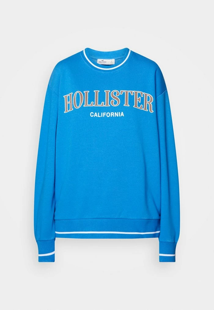 New ???? Hollister Co. OVERSIZED CREW - Sweatshirt - Strong Blue ???? 7 New ???? Hollister Co. OVERSIZED CREW - Sweatshirt - Strong Blue ???? - Image 5