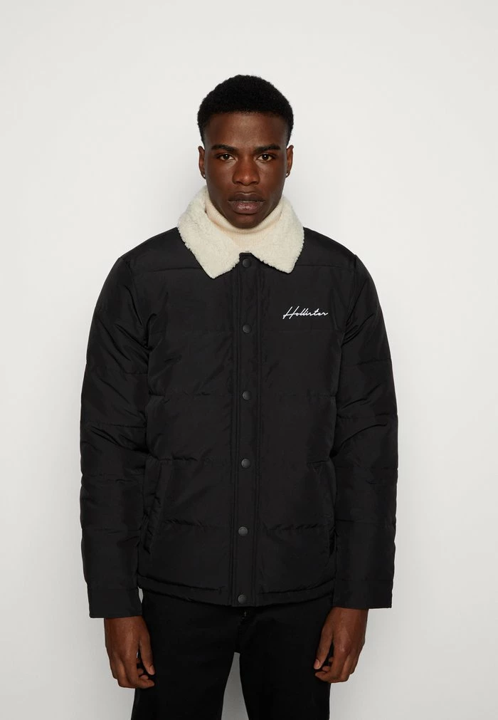 Brand new ๐คฉ Hollister Co. MOCKNECK - Winter Jacket - Black โ