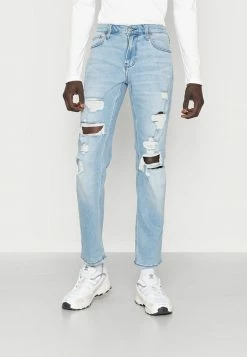 Best Sale 🥰 Hollister Co. MED DEST - Straight Leg 👖 Jeans - Blue 👍