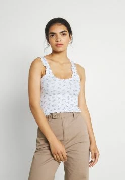 Cheap 🧨 Hollister Co. CINCH CAMI - Top - White 🎁