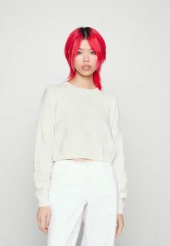 Wholesale 🛒 Hollister Co. EASY CREW SOLID CHAIN - Jumper - White 🥰