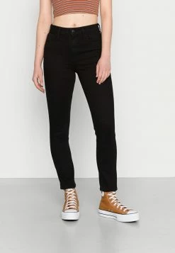 Budget ๐ฅ Hollister Co. BRUSHED TRUE BLACK ANKLE - ๐ Jeans Skinny Fit - Brush True Black ๐