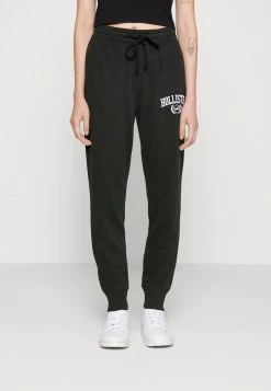 Outlet ๐ Hollister Co. LOGO JOGGER - Tracksuit Bottoms - Black โ๏ธ