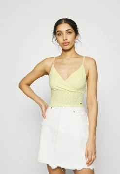 Brand new ๐ฅ Hollister Co. WRAP CAMI TRIFECTA - Top - Yellow ๐ฏ