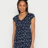 Budget 🛒 Hollister Co. TIERED SHORT 👗 DRESS - Day 👗 DRESS - Navy Floral 😍