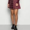 Best reviews of ❤️ Hollister Co. SPLICED PLEATED PLAID 👗 SKIRT - Mini 👗 SKIRT - Burg Spliced 🧨