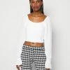 Best Sale 🛒 Hollister Co. SLEEVE INTEREST - Long Sleeved Top - White 🧨