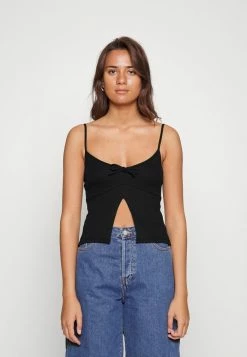 Budget ⭐ Hollister Co. BARE TIE FRONT BUTTERFLY - Top - Casual Black ✨