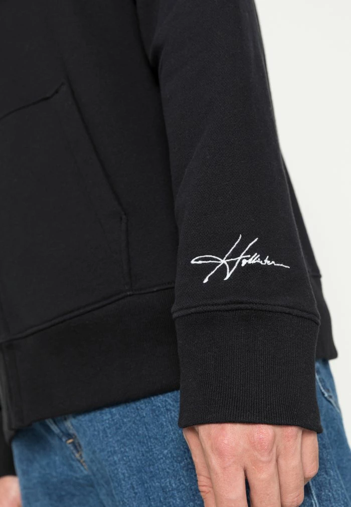 Outlet ๐ Hollister Co. ICON - Zip-up Sweatshirt - Black โค๏ธ - Image 5