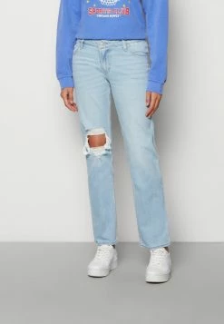 New ✨ Hollister Co. LOW RISE STRAIGHT - Straight Leg 👖 Jeans - Light Clean ✔️