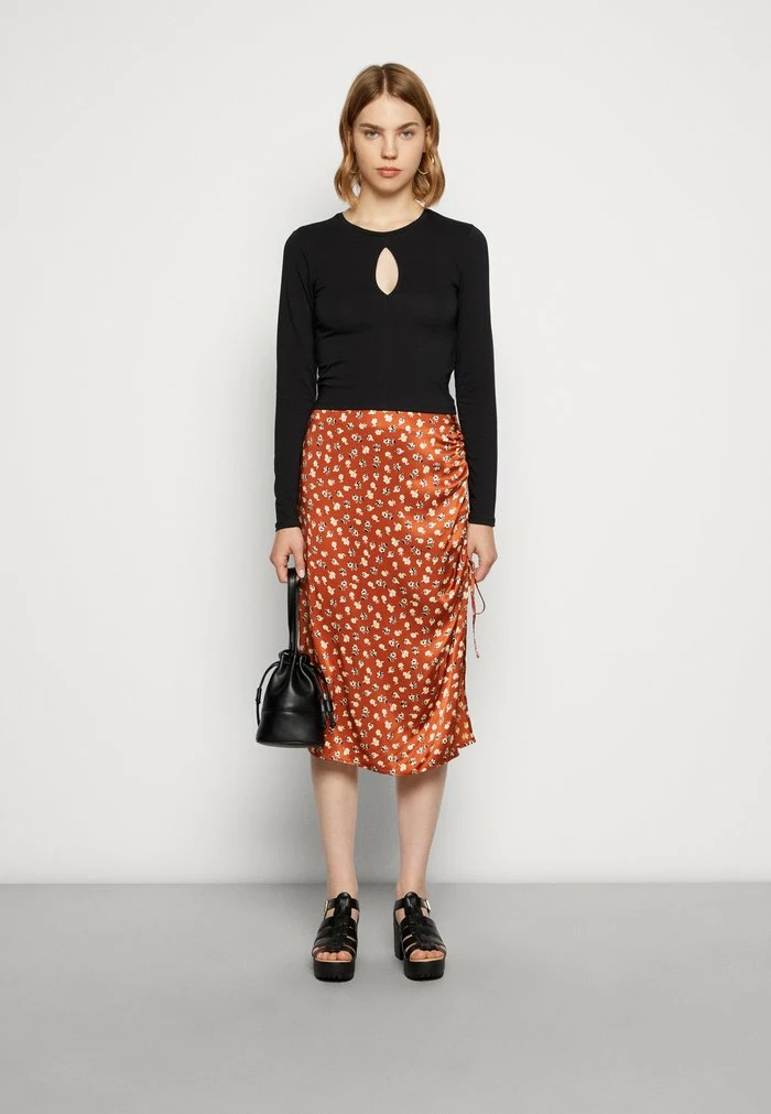 Flash Sale ๐ Hollister Co. MIDI ๐ SKIRT WITH SIDE CINCH - Pencil ๐ SKIRT - Sequoia ๐ - Image 2