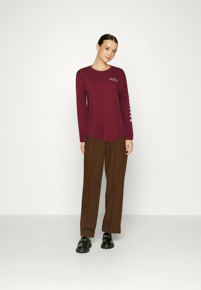 Top 10 ๐ Hollister Co. TIMELESS - Long Sleeved Top - Burgundy โค๏ธ - Image 2