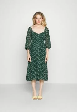 Best Pirce ๐คฉ Hollister Co. MIDI ๐ DRESS - Day ๐ DRESS - Burgundy Floral ๐