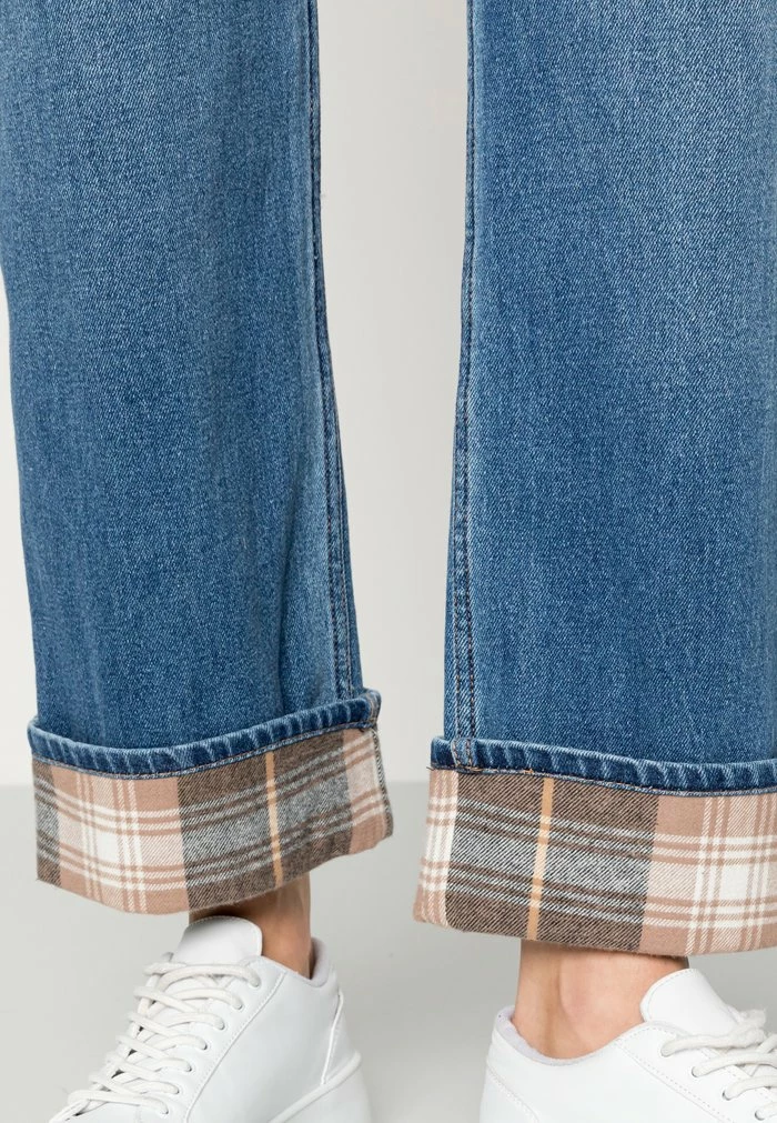 Best Sale ๐ฏ Hollister Co. FLANNEL CUFF - Relaxed Fit ๐ Jeans - Light Blue ๐ - Image 5