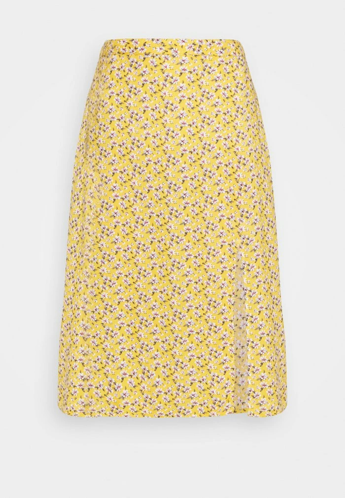 Top 10 🌟 Hollister Co. SLIP MIDI 👗 SKIRT - A-line 👗 SKIRT - Yellow Floral 😍 - Image 4